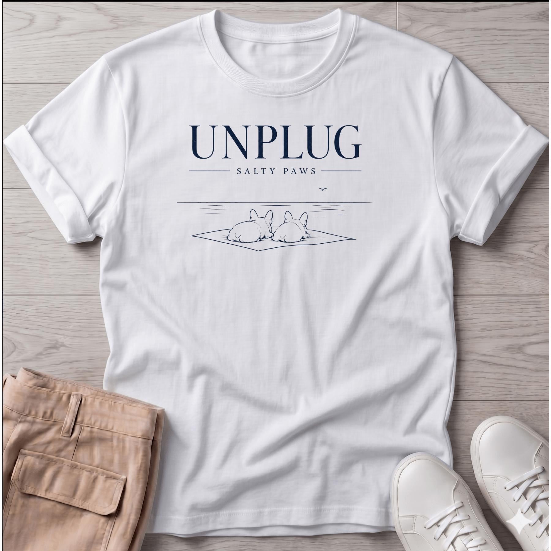 Unplug Frenchie T-Shirt — French Bulldog