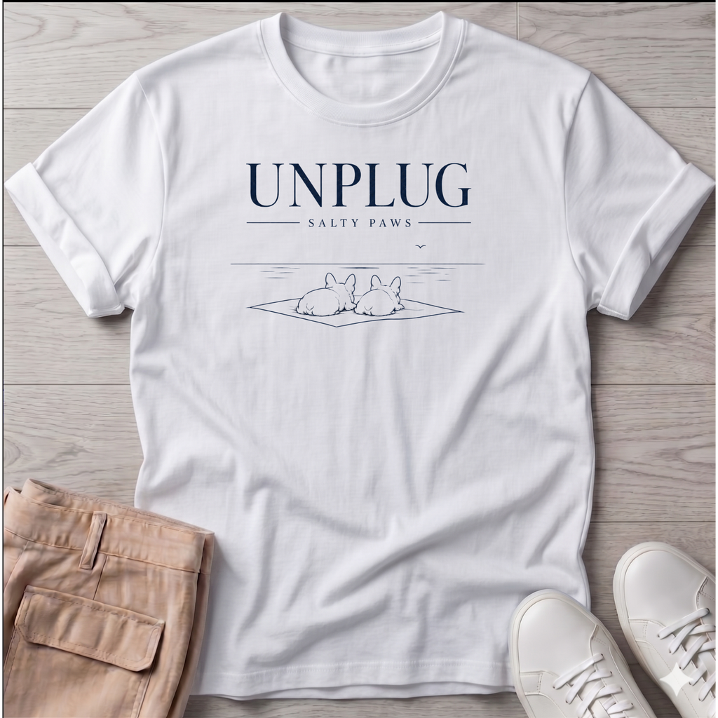 Unplug Frenchie T-Shirt — French Bulldog