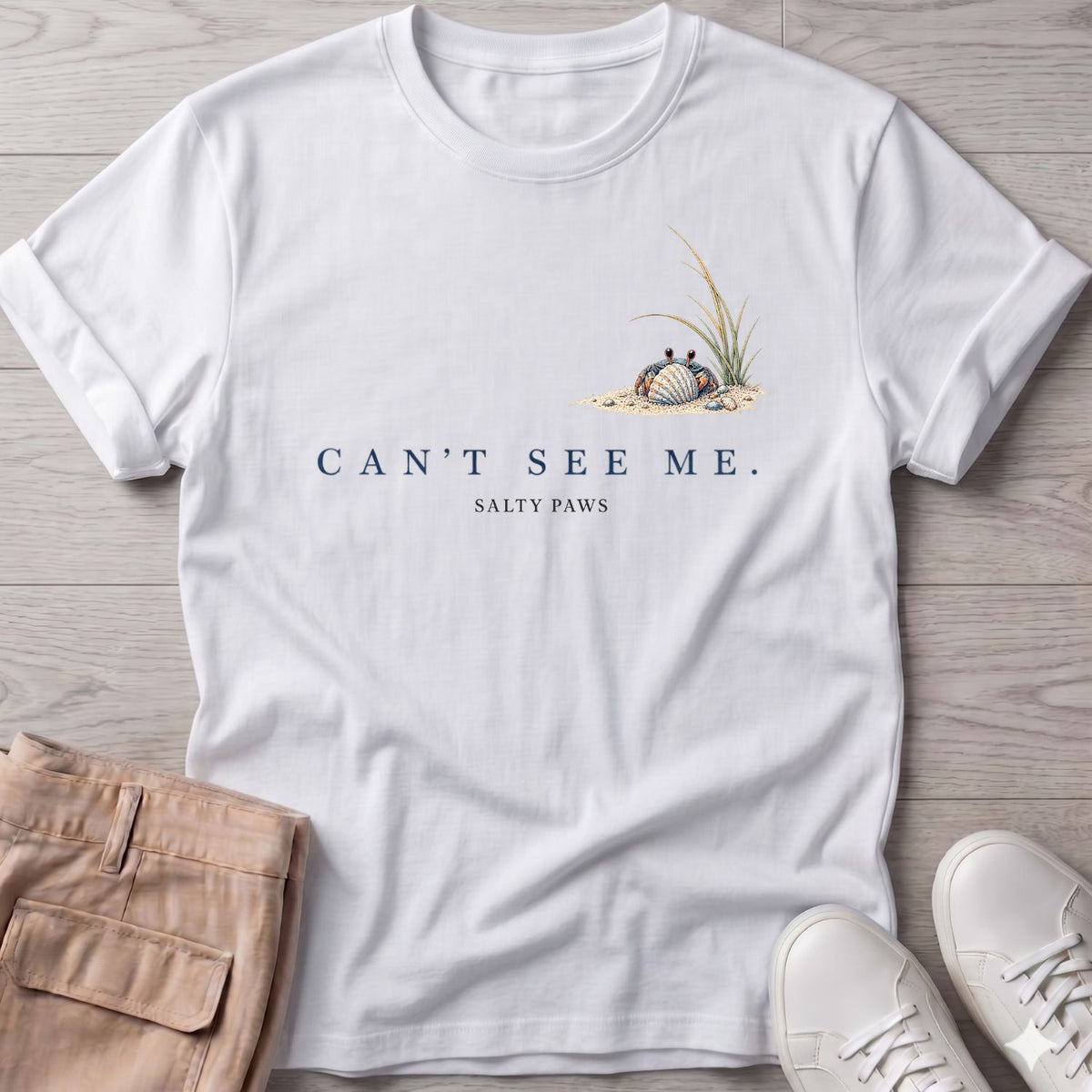 Can't See Me Crab T-Shirt