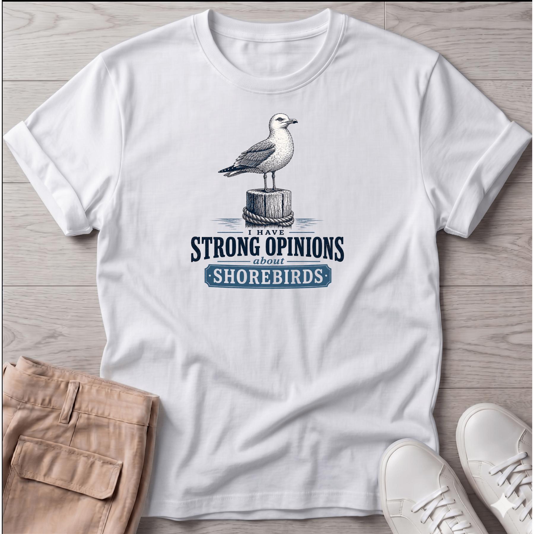 Gull Strong Opinions Shorebirds T-Shirt