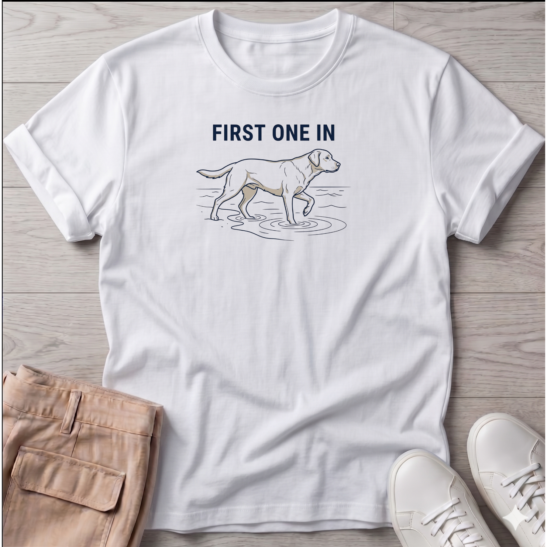 First One In Labrador Lab T-Shirt