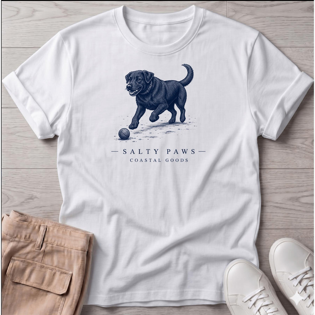 Black Labrador Ball T-Shirt