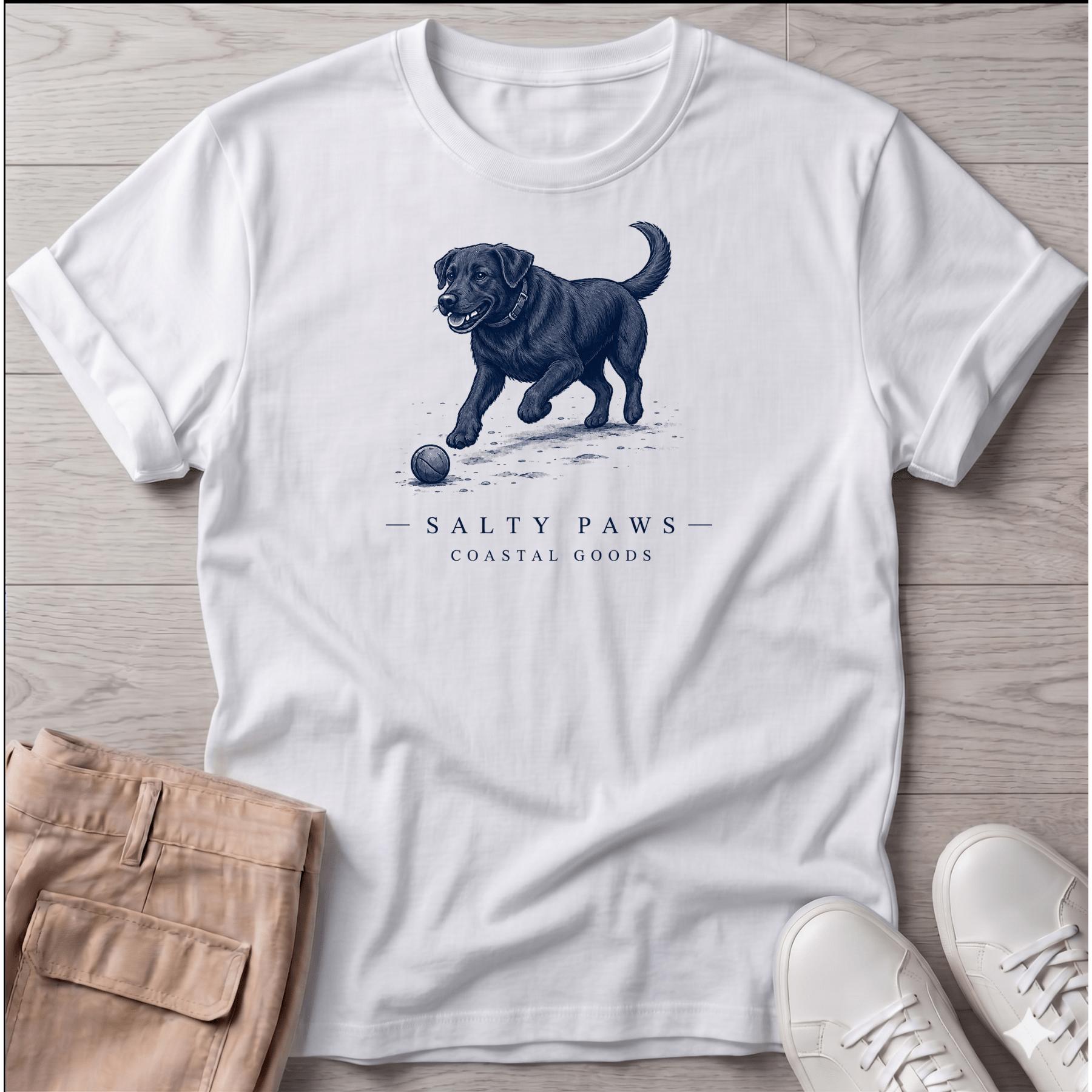 Black Labrador Ball T-Shirt
