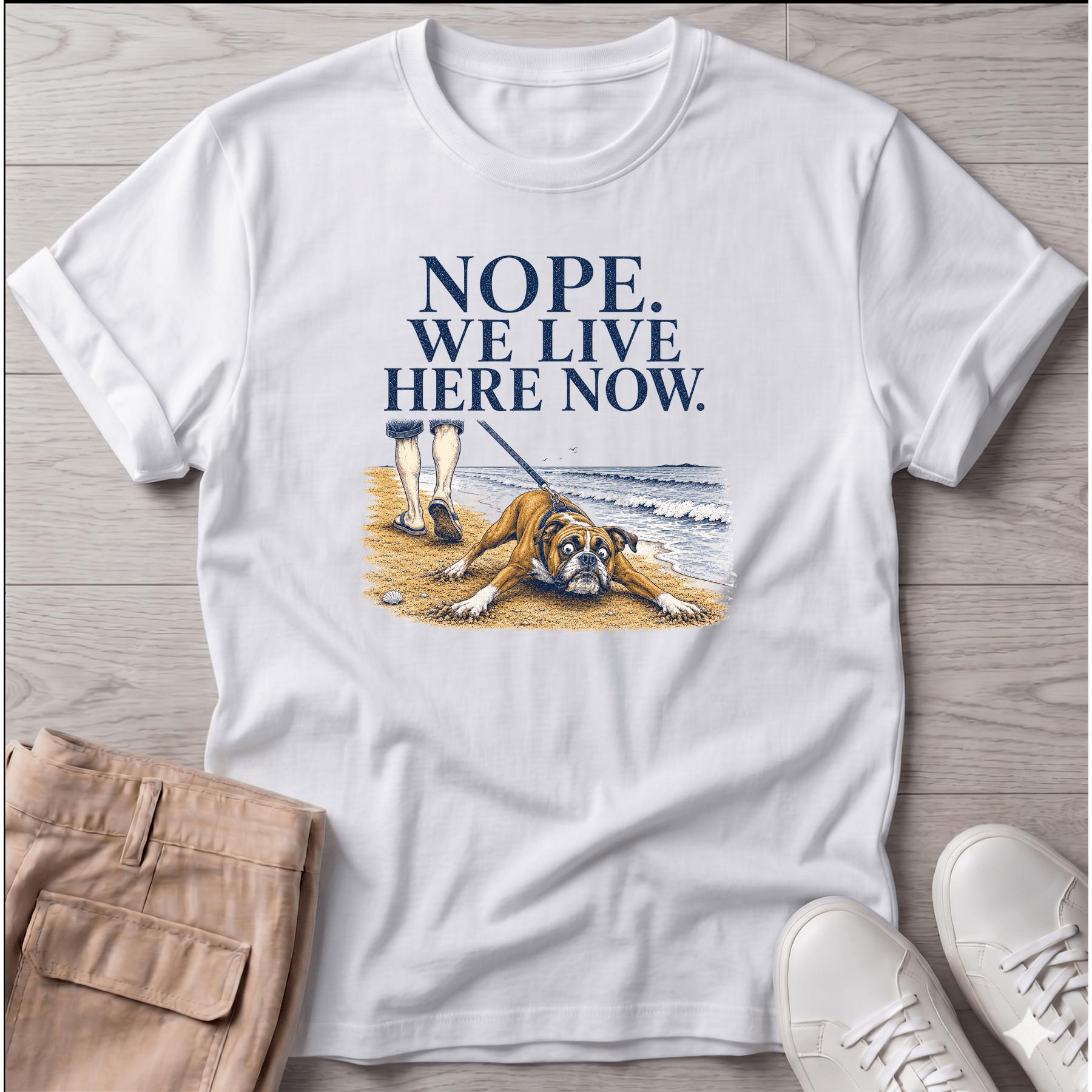Boxer We Live Here Now T-Shirt