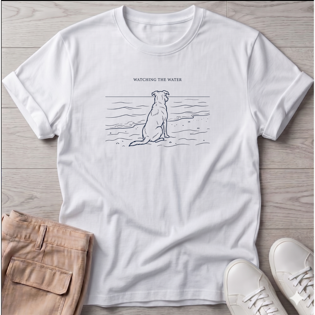 Watching Water Dog T-Shirt