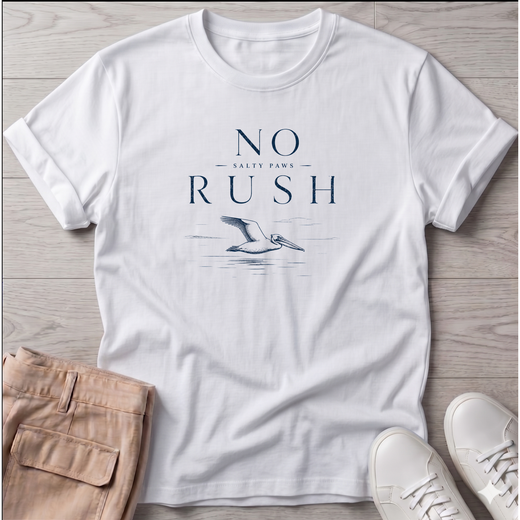 No Rush T-Shirt — Art Tee