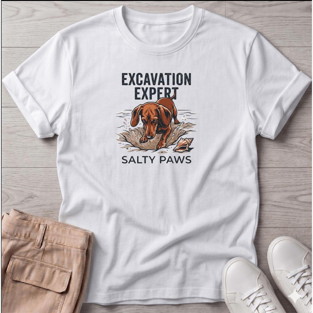 Excavation Dachshund Dog T-Shirt\