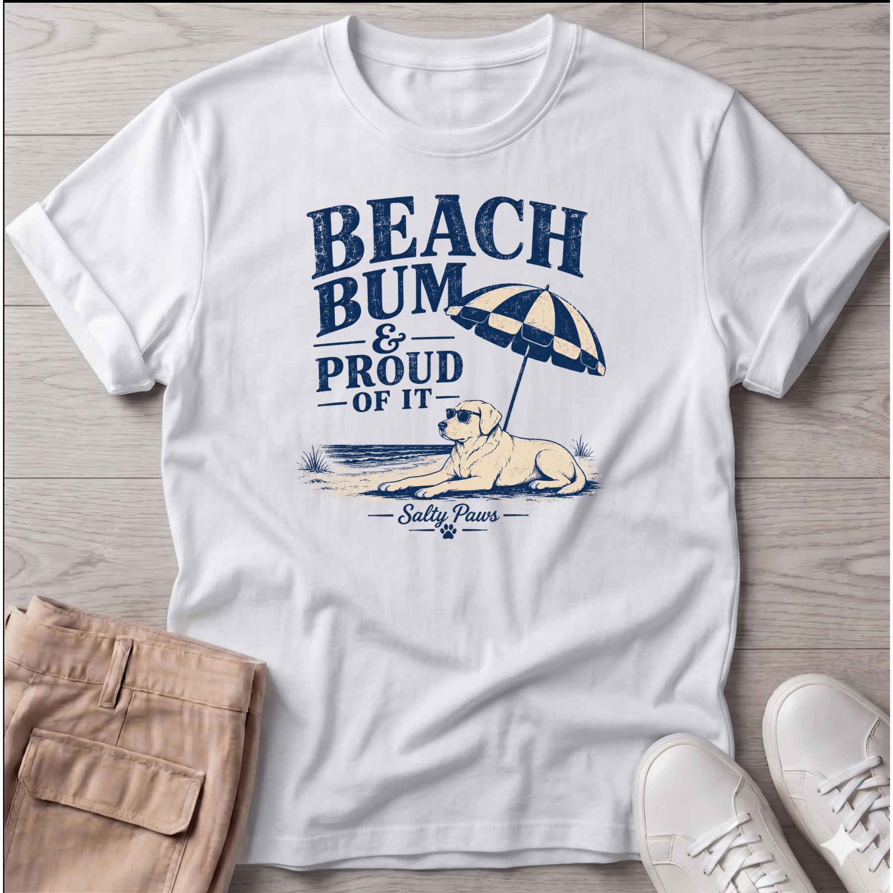 Beach Bum Dog T-Shirt